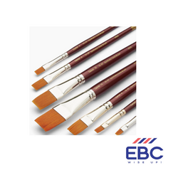 CAMEL Synthetic Gold Brushes Sr.67 Flat - Set of 7 | Size 1,2,4,6,8,10,12